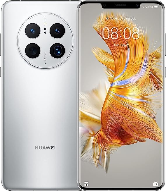 HUAWEI Huawei Mate 50 Pro Dual-SIM 256GB ROM + 8GB RAM (GSM Only | No CDMA) Factory Unlocked 4G/LTE Smartphone (Silver) - International Version