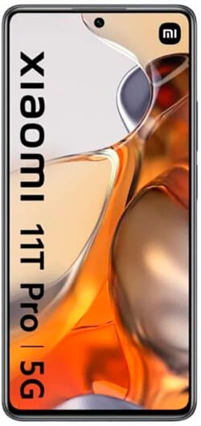 Xiaomi 11T PRO 5G + 4G Volte (256GB, 8GB) 6.67” 108MP Triple Camera, NFC Dual SIM (Not Compatible Verizon Sprint Boost Metro Cricket) GSM Unlocked Global (w/Fast Car Charger Bundle) (Meteorite Gray)