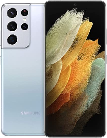 Samsung Galaxy S21 Ultra G998U 5G | Fully Unlocked Android Smartphone | US Version | Pro-Grade Camera, 8K Video, 108MP High Resolution | 128GB - Phantom Silver (Renewed)