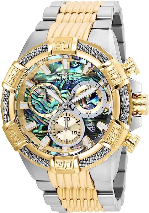 Invicta Men's Bolt Quartz Watch Stainless Steel Strap Two Tone 30(Model: 26540)