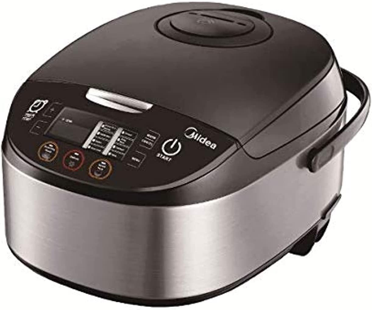 Midea Rice Cooker Slow Cooker Multi Cooker 10 Cup with Steamer Basket For Rice Food Vegetable Egg Automatic Keep Warm LED Digital Control