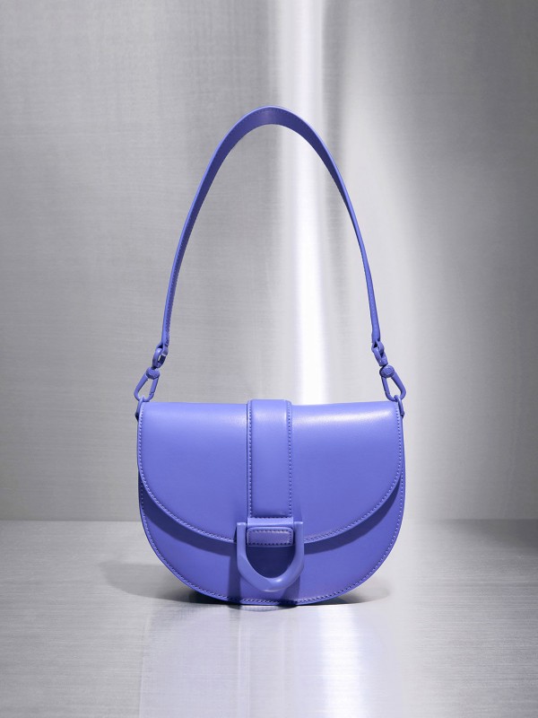 Gabine Saddle Bag - Purple, hi-res