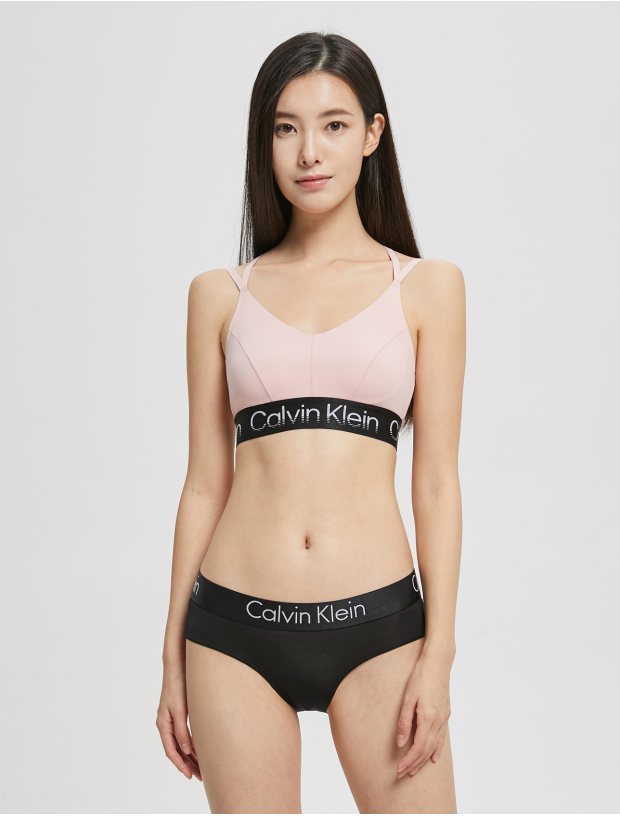 Calvin Klein autumn and winter new ladies high support cross LOGO shoulder strap breathable bra